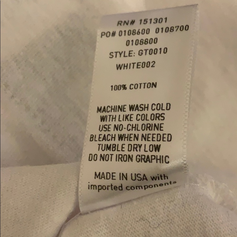 NWT Good American White Metallic Rose Gold Logo Oversized T-Shirt Size - Picture 5 of 6